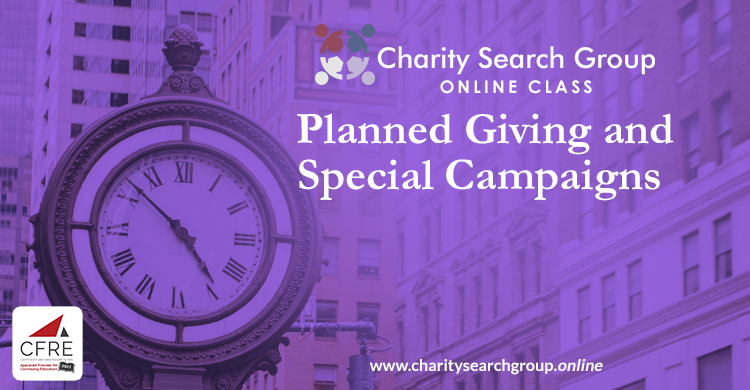 Planned Giving and Special Campaigns Online Class